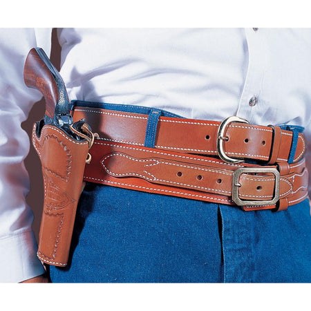 DeSantis Doc Holliday Saddle Leather Holster Fits Colt SAA 4.75" and Ruger Vaquero Tan RH