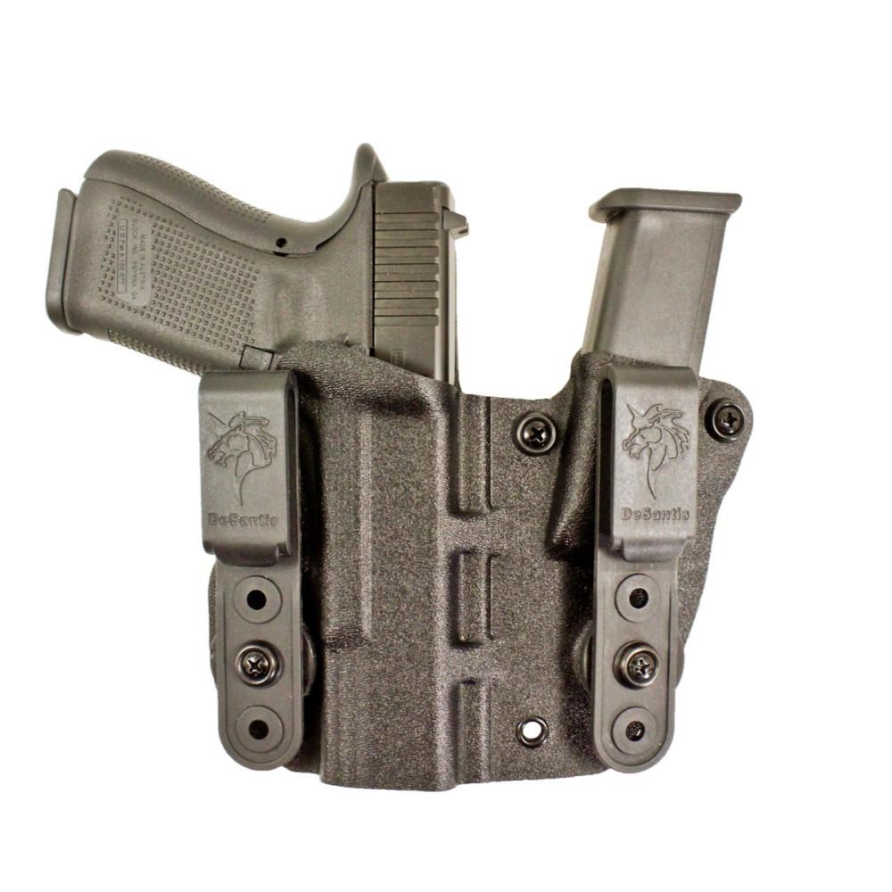 DeSantis Hidden Truth Appendix Holster with Magazine Pouch Glock 19 Black Right Hand
