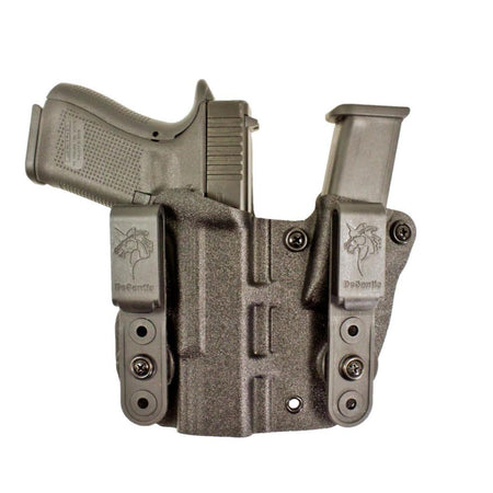DeSantis Hidden Truth Appendix Holster with Magazine Pouch Glock 19 Black Right Hand