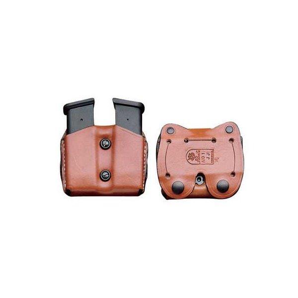 Desantis Glock 43 Double Magazine Pouch Tan Adjustable Tension