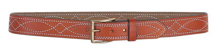 DeSantis Style B27 Fancy Stitched Premium Leather Belt Tan 38 1-1/2"