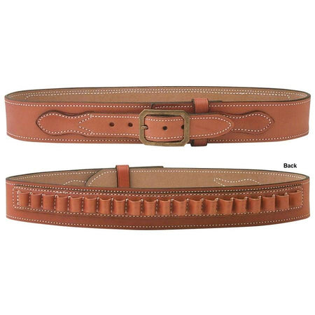 DeSantis Desperado .45 Cal Cartridge Gun Belt Saddle Leather Tan 2.25in Sz 38