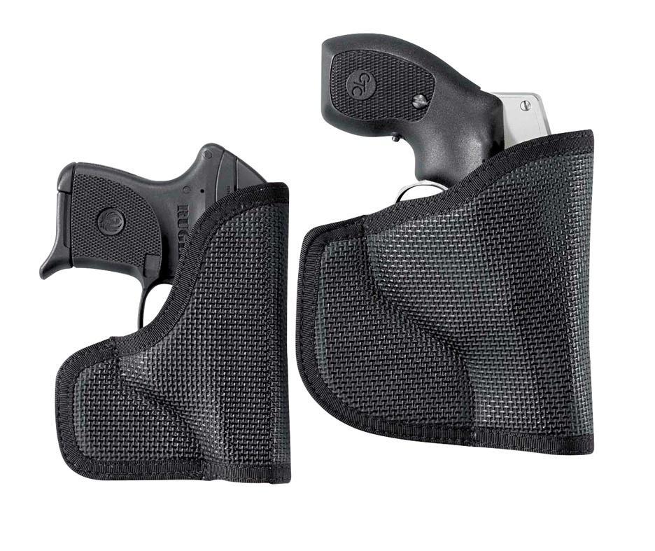 DeSantis Nemesis Ambidextrous Pocket Holster for Ruger LCP with CT Laser Black