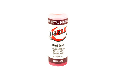 D-Lead Heavy Metal Removal Hand Soap, 8oz, 24-Bottle Case, Mild Formula 4222ES-8