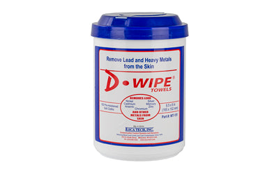 D-Lead Pre-Moistened Disposable Wipes, 150 Count Canister, Pack of 8, Metal Dust Removal WT-150