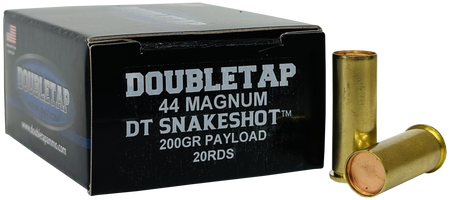 DoubleTap .44 Magnum Snake Shot 200 grain Hardcast Solid ammunition