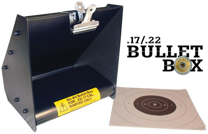 Do-All Outdoors .17-.22 Rimfire Bullet Box Portable Steel Shooting Range