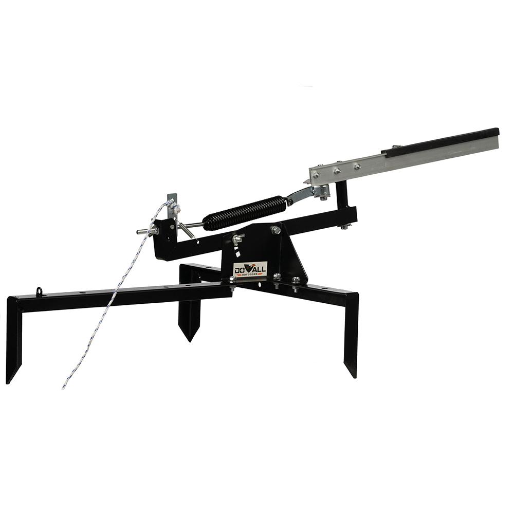 Do-All Outdoors Competitor Full Cock Manual Clay Pigeon Launcher with Stakes