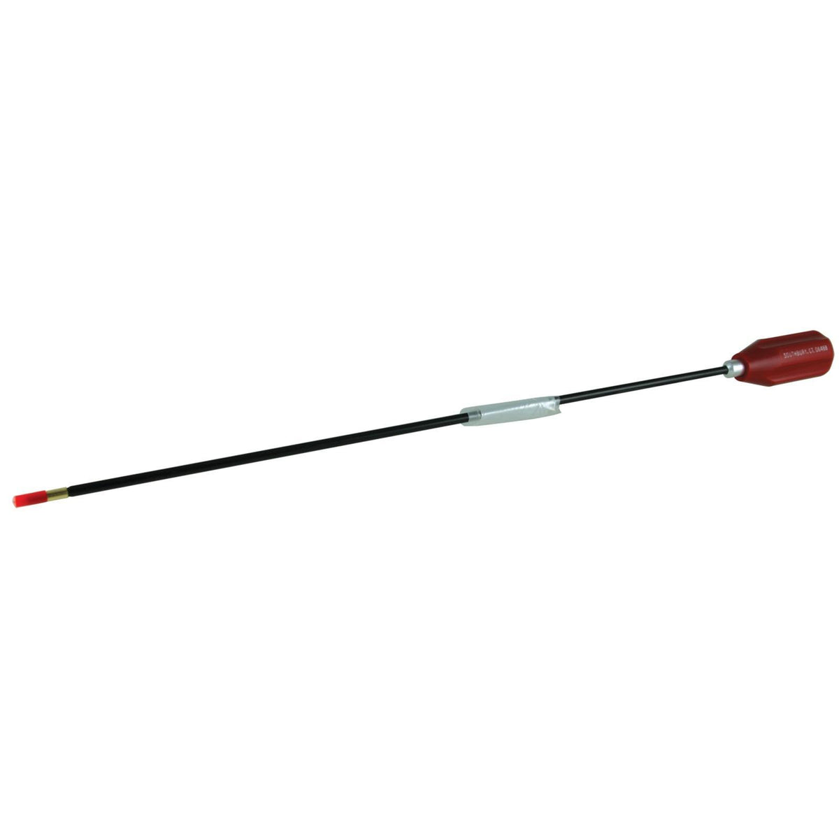 J. Dewey 17" Nylon-Coated Rifle Cleaning Rod .22 Caliber 8/36 Thread with Brass Jag