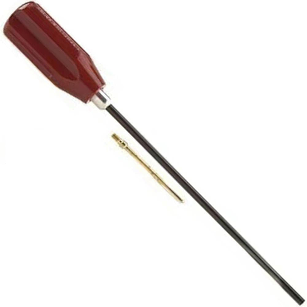 J. Dewey .22 Cal Nylon-Coated Rod 8/32 Female 6.5" with Patch Loop