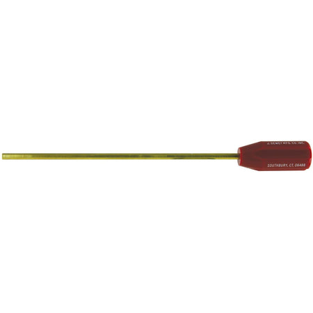 J. Dewey Chamber Rod 9.5" Brass Shaft, 1/4" Dia., 8-32 Female Thread