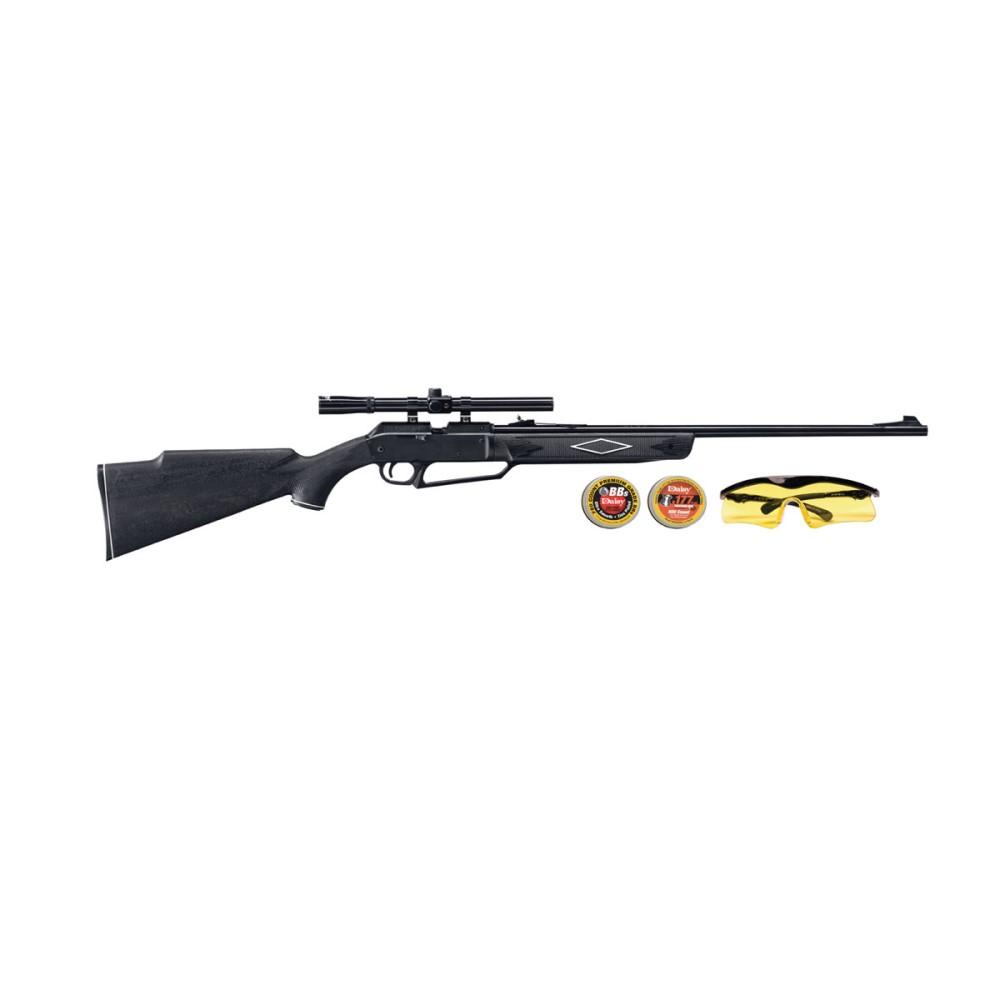 Daisy Powerline 880 .177 Caliber Pump Air Rifle Kit with Scope BB and Pellet