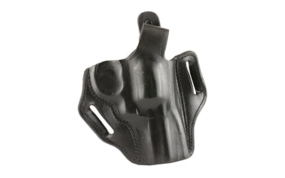 DeSantis Gunhide Thumb Break Scabbard Right-Hand Belt Holster – 3" Python, GP100, S&W L Frame – Black Leather 001BA33Z0