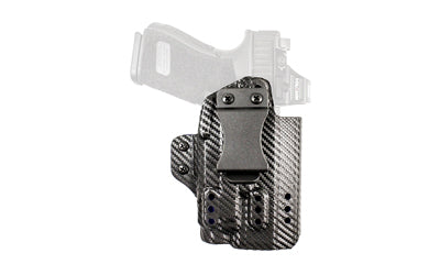 DeSantis Gunhide 213KA6VZ0 Persuader Kydex IWB Light-Bearing Holster, GLOCK 19/23/32/45/19X, Carbon Fiber, Black