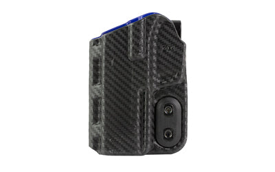 DeSantis Gunhide 219KJ2XZ0 Slim-Tuk Carbon Fiber IWB Holster, SIG P365-XMACRO, Ambi, Blue Kydex Interior