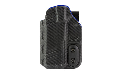 DeSantis Gunhide 219KJ3TZ0 Slim-Tuk Carbon Fiber IWB Holster, Glock 43X MOS, Ambi, Blue Kydex Interior