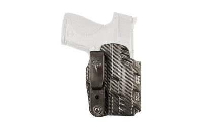 DeSantis Gunhide 219KJX7Z0 Slim-Tuk Ambidextrous IWB Holster, Fits S&W M&P Shield, Carbon Fiber Finish