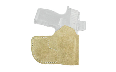 DeSantis Gunhide 226NJ9YZ0 Suede Nemesis Leather Pocket Holster, SIG P365/P365X/P365 SAS, Natural Finish