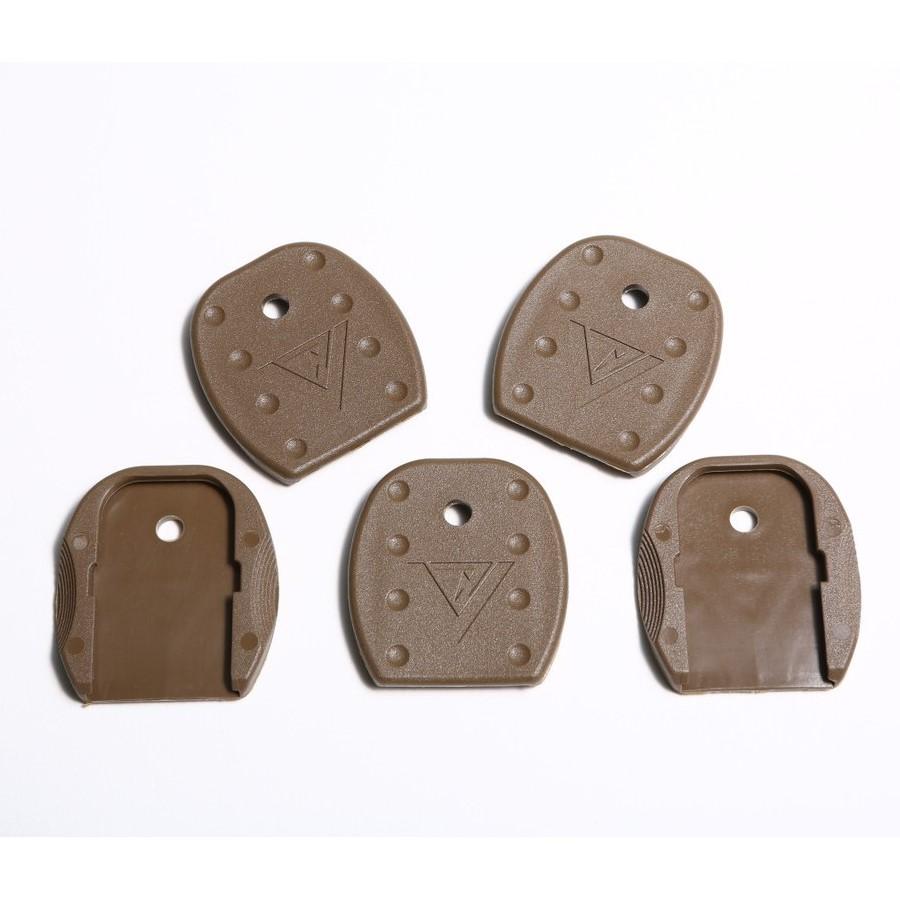 TangoDown VT Glock Magazine Base Pads Tan 5-Pack