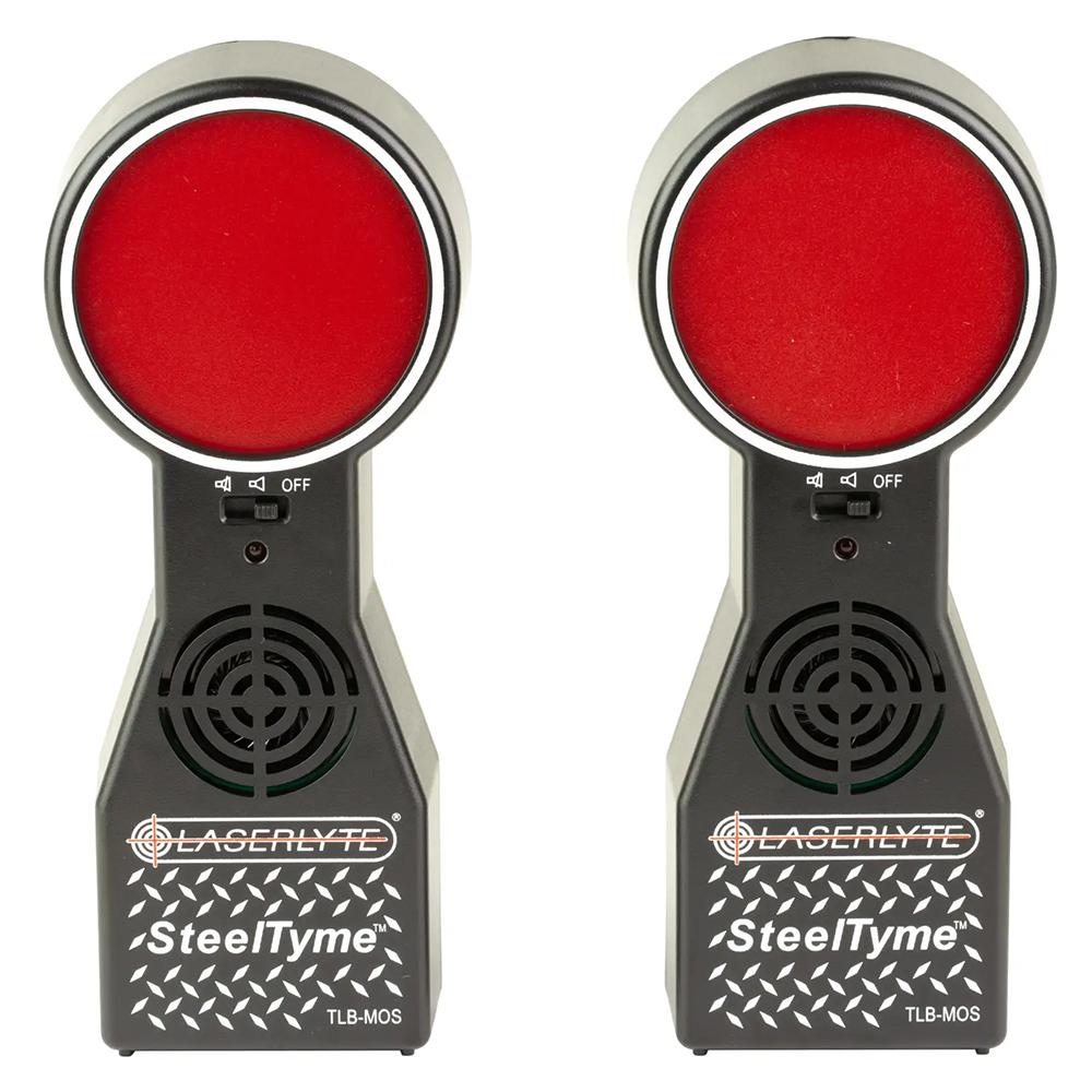 LaserLyte SteelTyme 2-Pack Laser Training Targets, Silent Mode, Wall/Surface Mount 1231433