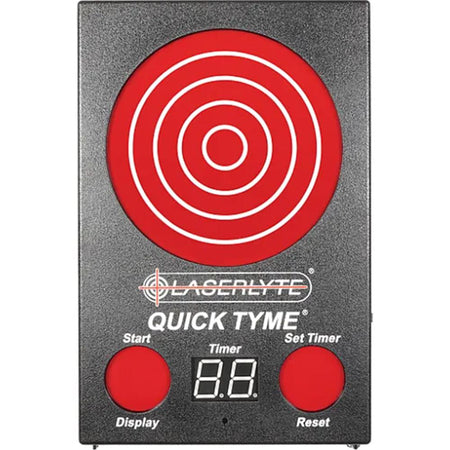 LaserLyte Quick Tyme At-Home Dry-Fire Training Target 9.5"x6.5" Black and Red 1231435