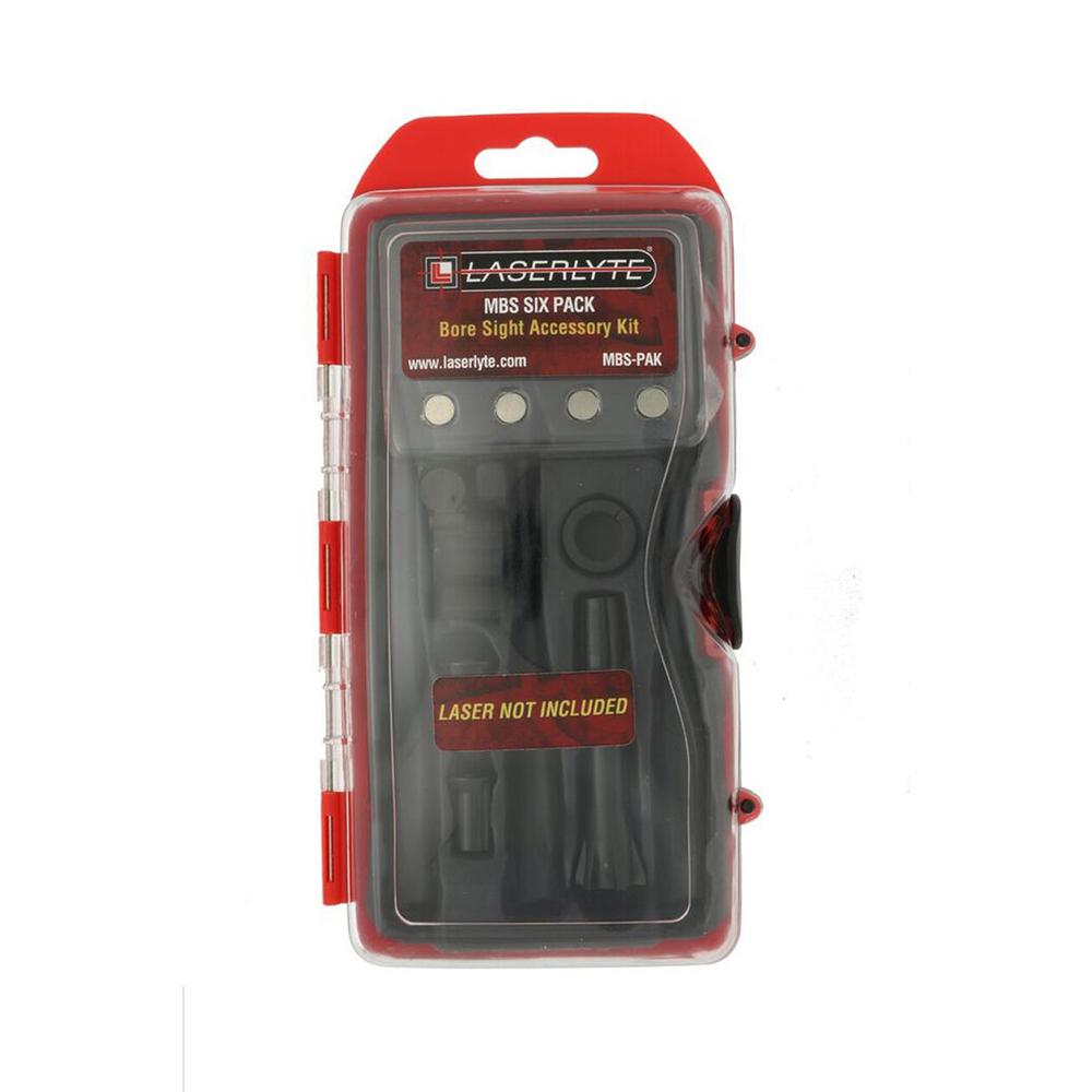 LaserLyte MBS Laser Bore Sight Accessory Pack with Shotgun and Caliber Adapters