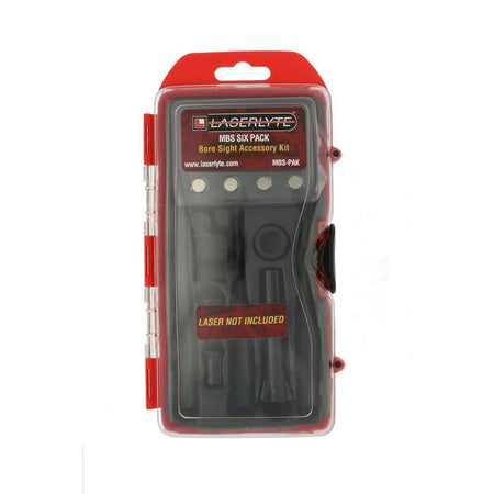 LaserLyte MBS Laser Bore Sight Accessory Pack with Shotgun and Caliber Adapters