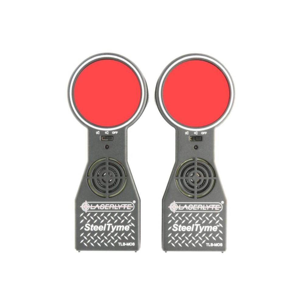 Laserlyte Steel Tyme Laser Trainer Targets with Light and Sound 2 Pack