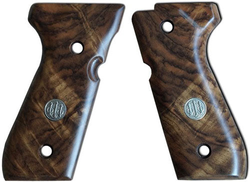 Grade 3 Walnut Deluxe Grips for Beretta 92 Series