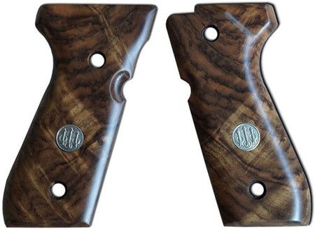Grade 3 Walnut Deluxe Grips for Beretta 92 Series