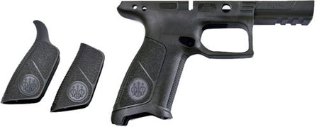 Beretta APX Black Poly Frame No Finger Grooves Interchangeable Backstraps