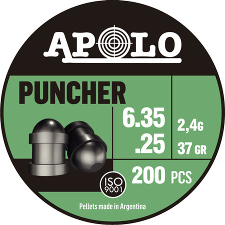 Hatsan Apolo .25 Puncher Airgun Pellets 37 Grain Pack of 200
