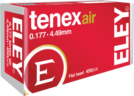 Eley Tenex Air Gun Pellets 177 4.49mm 8.2 Grains Pack of 450