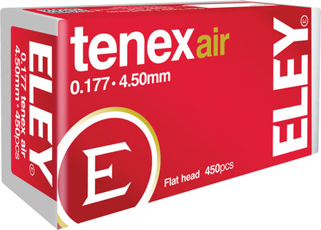 Eley Tenex Air Gun Pellets 177 4.50mm 8.2 Grains Pack of 450