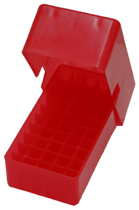 MTM Slip Top Ammo Storage Box .38 Special .357 Mag 50 Rounds