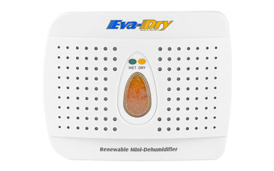 Eva-Dry E-333 Wireless Mini Dehumidifier, 333 Cu In Capacity, Rechargeable, White E-333