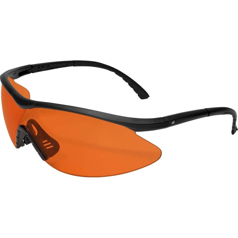 Edge Eyewear Fastlink Safety Shooting Glasses Black/Orange G15 Vapor Shield
