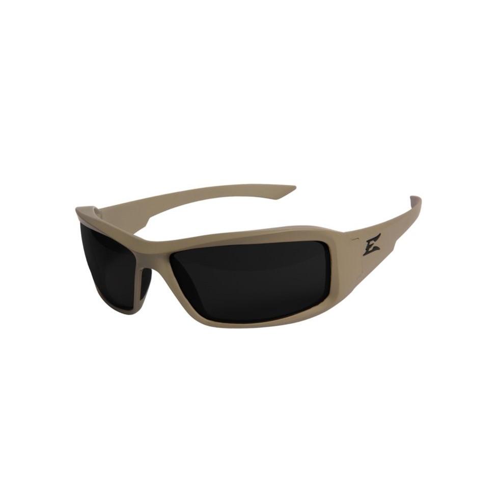 Edge Hamel Ballistic Safety Glasses Sand Frame Black G15 Vapor Shield Thin Temple