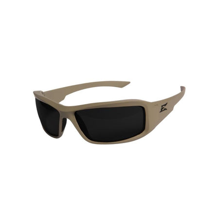 Edge Hamel Ballistic Safety Glasses Sand Frame Black G15 Vapor Shield Thin Temple