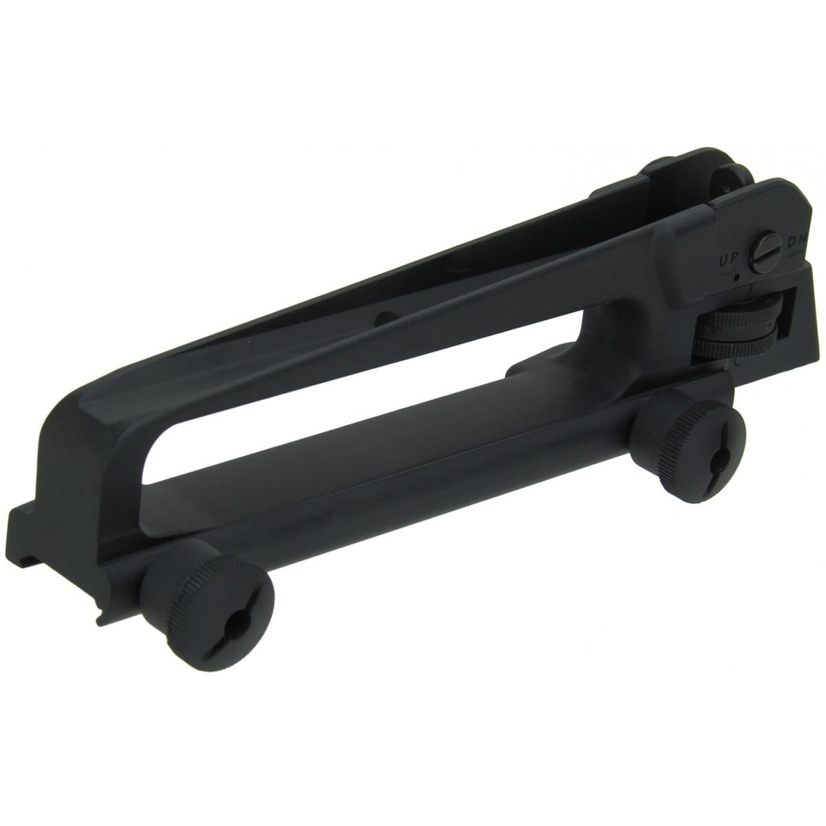 TacFire Detachable Carry Handle A2 Style with Flip-Up Rear Sight for Flat Top Rifles
