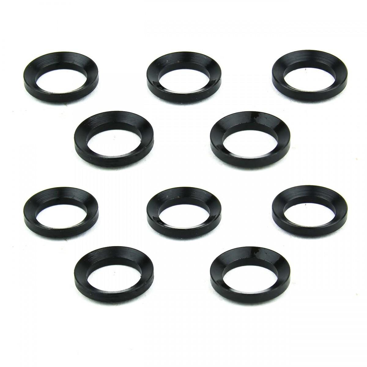 TacFire AR-15 Muzzle Brake Crush Washers Black Finish - Pack of 10
