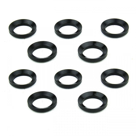TacFire AR-15 Muzzle Brake Crush Washers Black Finish - Pack of 10