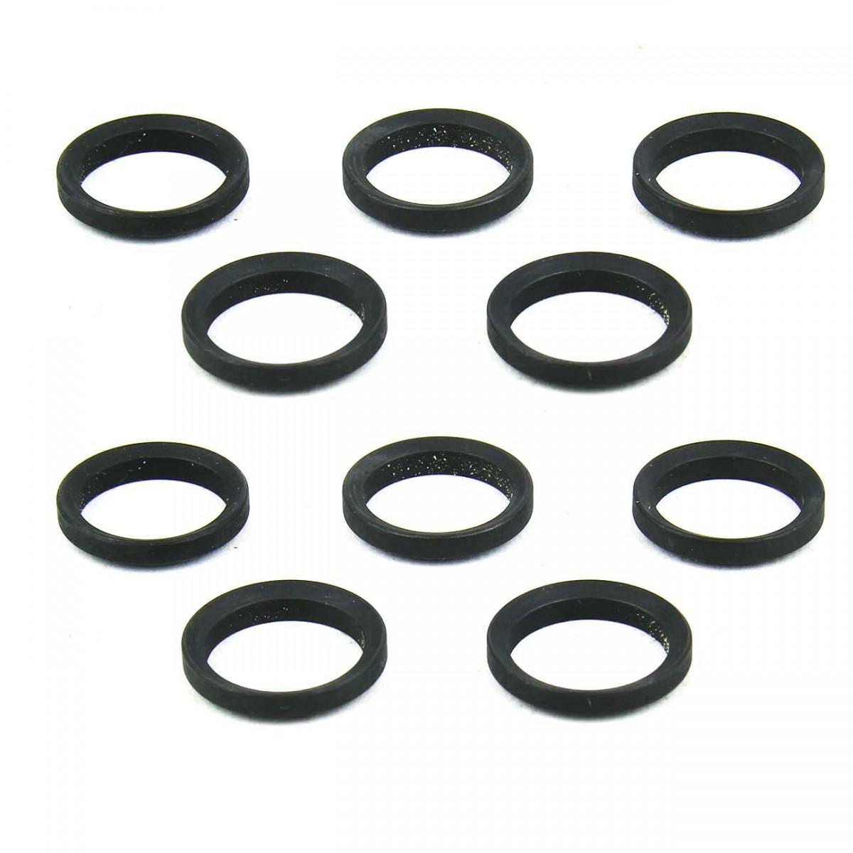 TacFire AR-10 Muzzle Brake Steel Crush Washer Set - 10 Black Washers Included