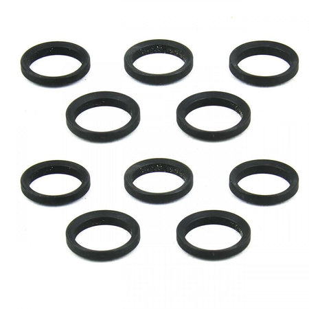 TacFire AR-10 Muzzle Brake Steel Crush Washer Set - 10 Black Washers Included