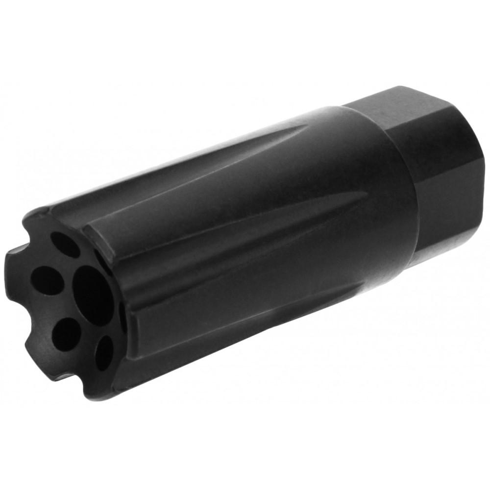TacFire Linear Compensator .308 Cal 5/8x24 Black 6-Port Muzzle Device