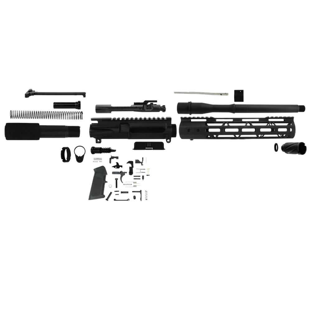 TacFire 300 Blackout 10.5 Inch AR Pistol Build Kit Unassembled with Lower Parts