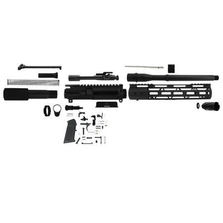 TacFire 300 Blackout 10.5 Inch AR Pistol Build Kit Unassembled with Lower Parts