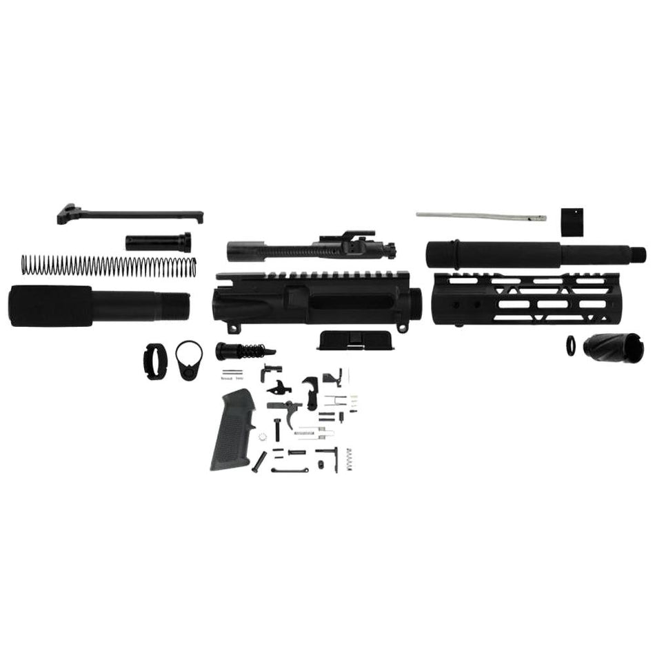 TacFire 300 Blackout 7.5-Inch Unassembled AR Pistol Kit with Lower Parts