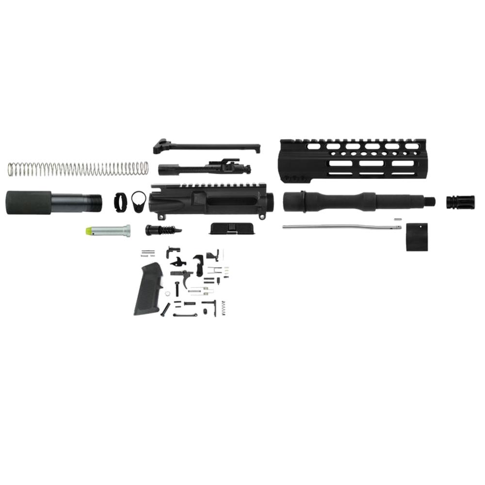 TacFire 5.56 NATO 10.5" Pistol Build Kit with BCG and Lower Parts Kit