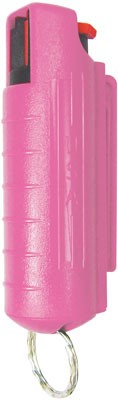 PSP Half Ounce Pepper Spray Pink Hard Case Key Ring Included